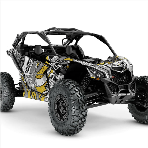 PETROL HEAD-Designaufkleber für Can-Am Maverick X3