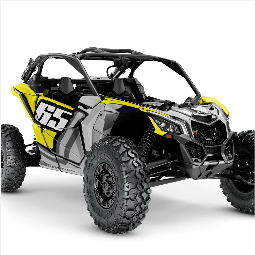 Номер (пользовательский) дизайн наклейки для Can-Am Maverick X3