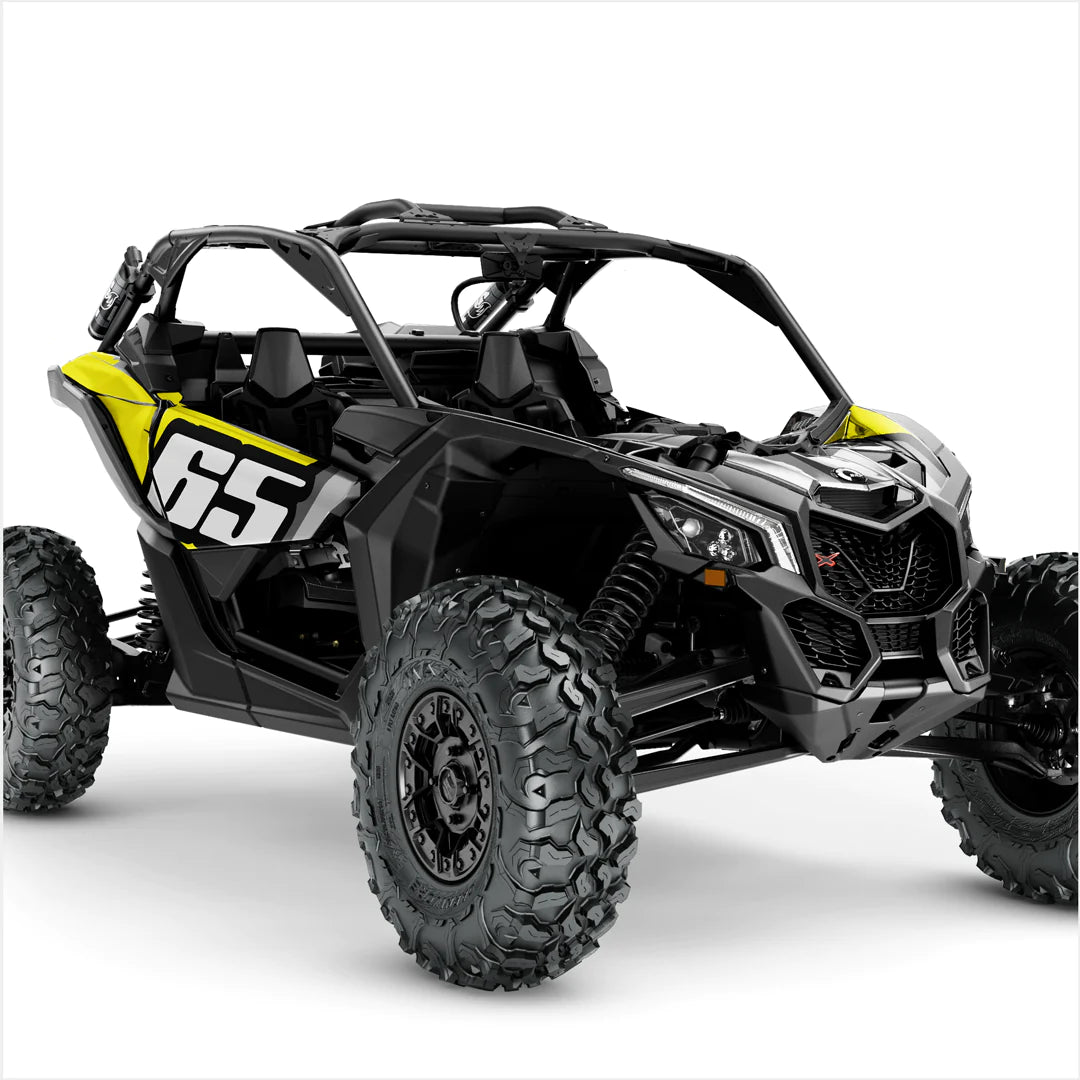 Номер (пользовательский) дизайн наклейки для Can-Am Maverick X3