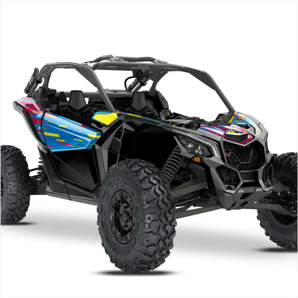 Autocollants design CYBER pour Can-Am Maverick X3