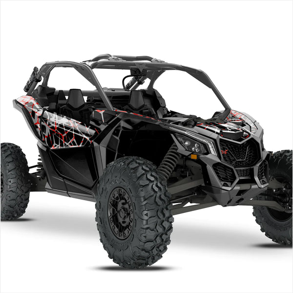 Σχεδιαστικά αυτοκόλλητα QUAKE για Can-Am Maverick X3