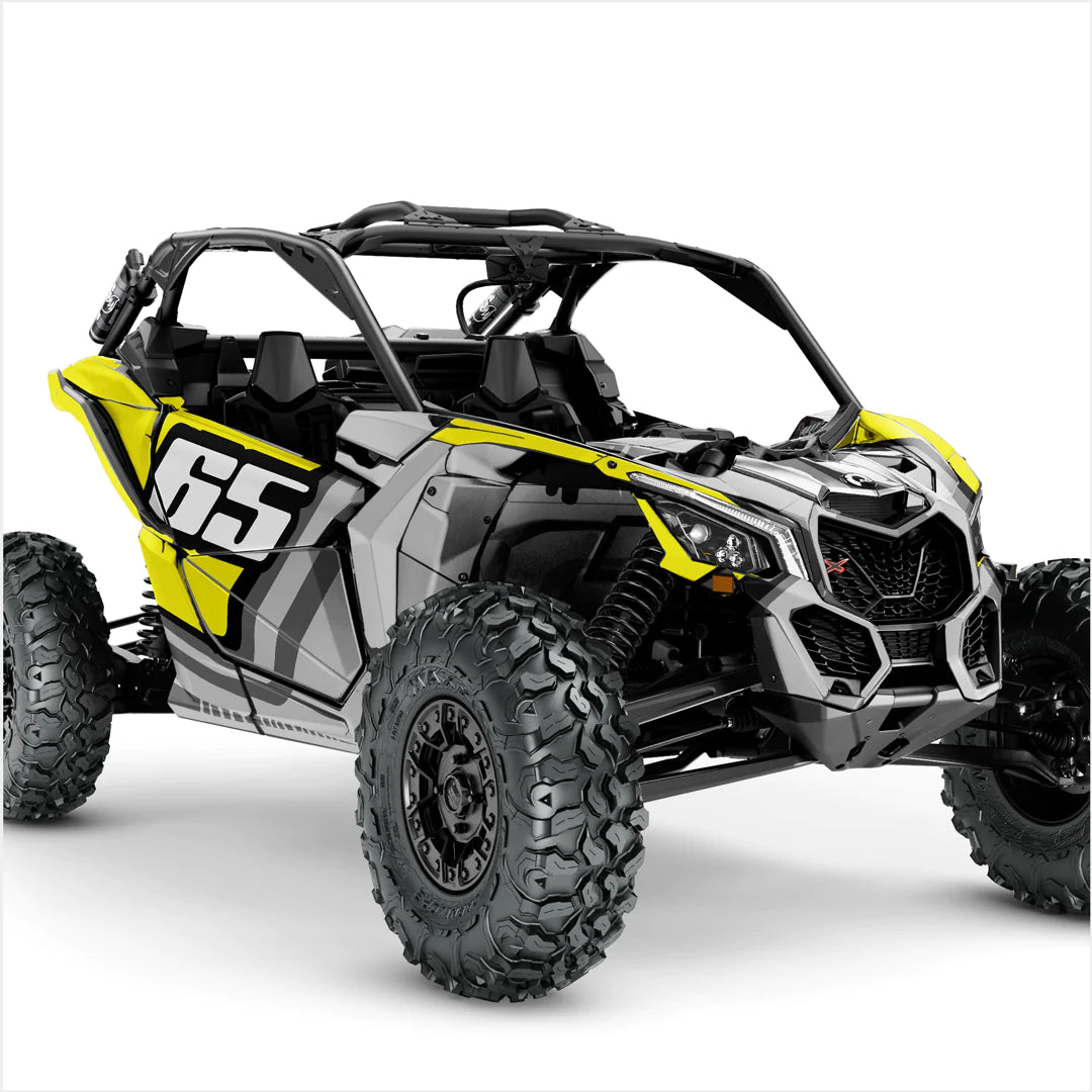 Номер (пользовательский) дизайн наклейки для Can-Am Maverick X3