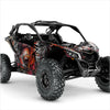 GRIZZLY GRIM disainkleebised Can-Am Maverick X3 jaoks