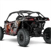 GRIZZLY GRIM design stickers for Can-Am Maverick X3