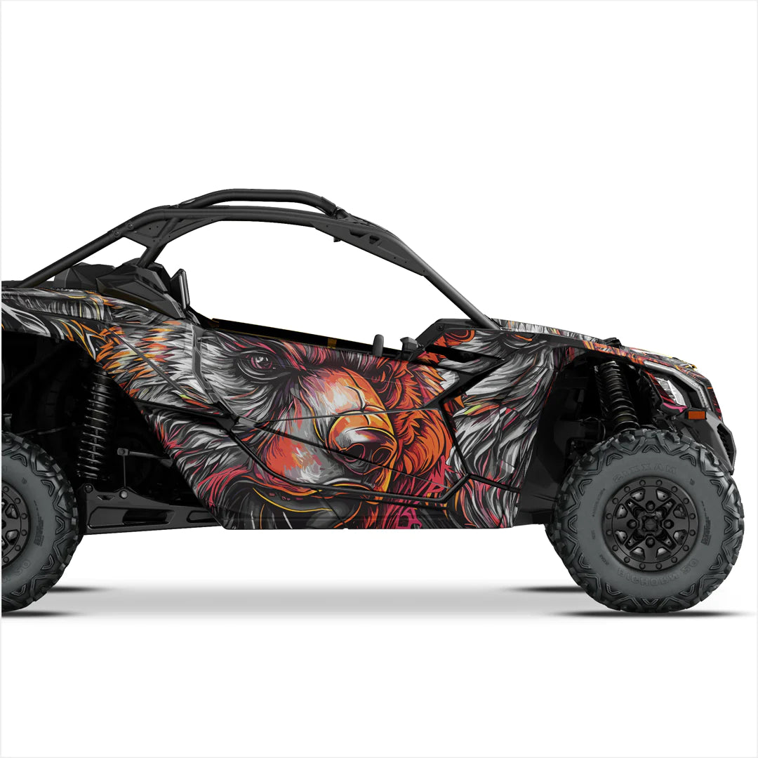 GRIZZLY GRIM dizaino lipdukai, skirti Can-Am Maverick X3