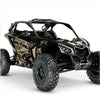 BRUTAL design stickers for Can-Am Maverick X3 (Light Brown)