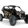 Autocollants design BRUTAL pour Can-Am Maverick X3 (Marron clair)