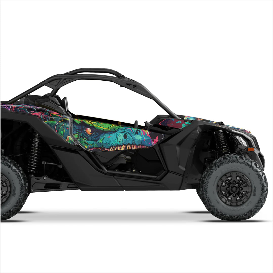 RAPTOR RAGE design stickers for Can-Am Maverick X3