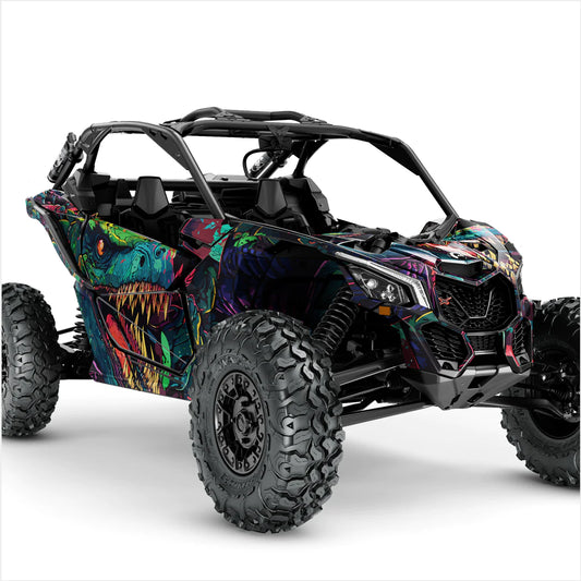 Τα αυτοκόλλητα σχεδιασμού Raptor Rage για το Can-Am Maverick x3