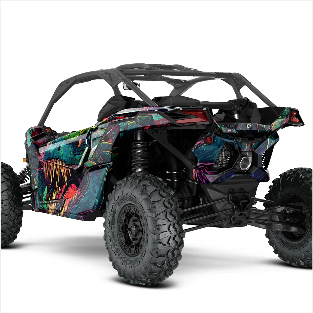 Autocolante de design RAPTOR RAGE pentru Can-Am Maverick X3