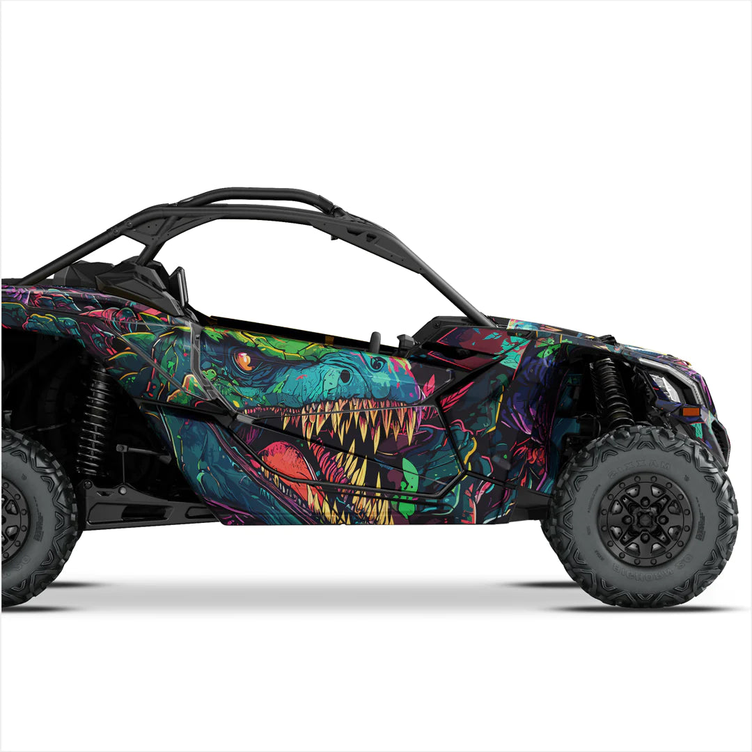 RAPTOR RAGE design stickers for Can-Am Maverick X3