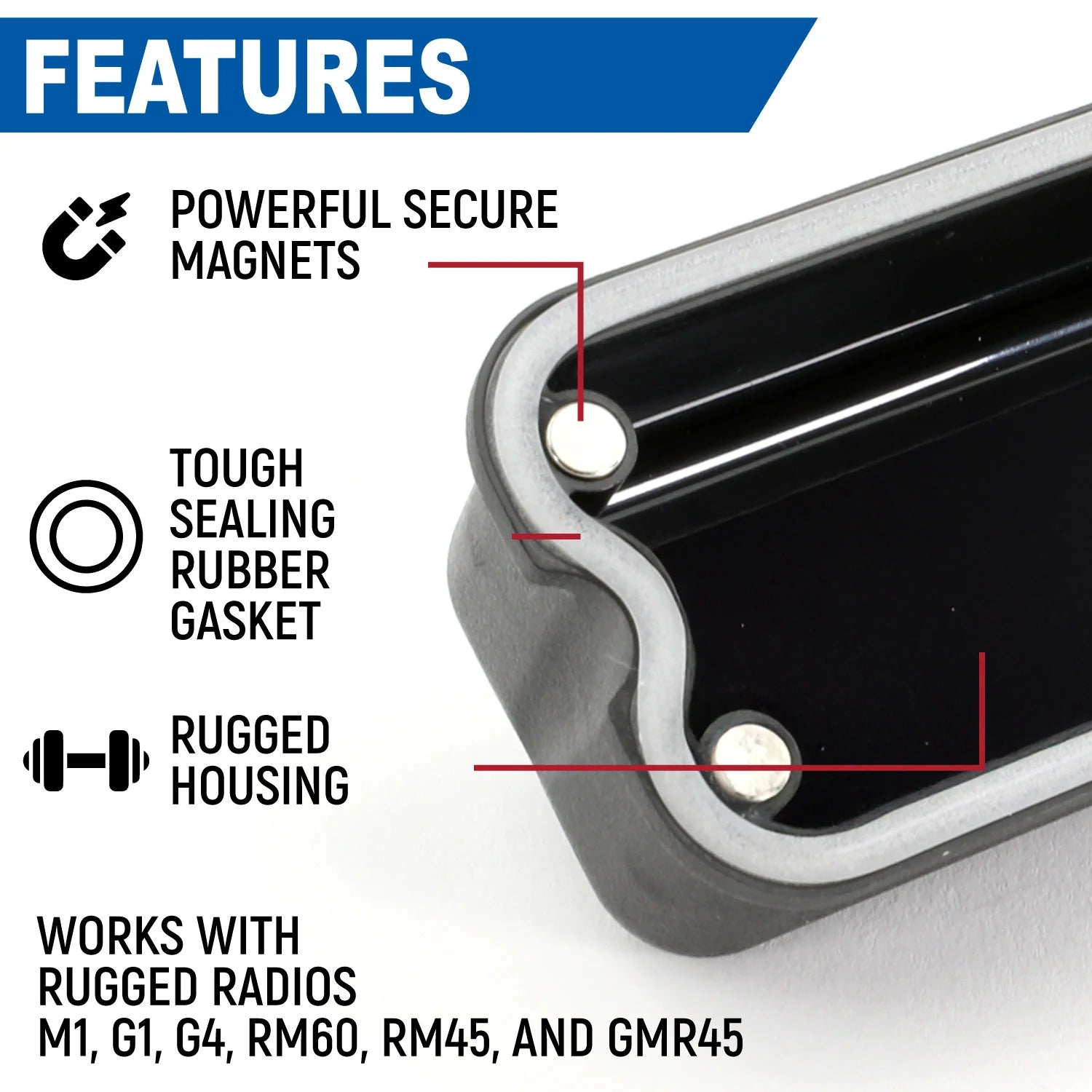 <tc>Rugged Radio</tc>s Copertura radio magnetica