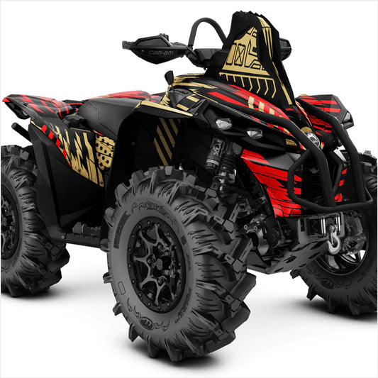 Кибер-дизайнерские наклейки для Can-Am Renegade XMR
