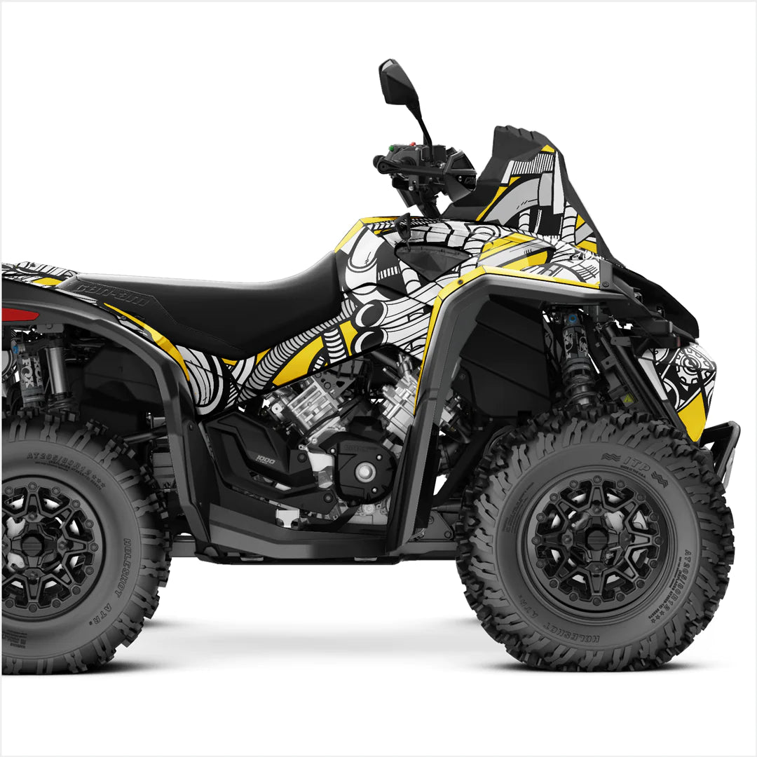 Adesivos de design PETROL HEAD para Can-Am Renegade XMR