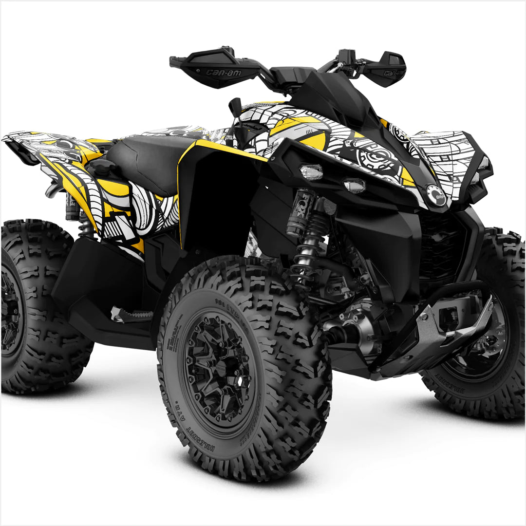 Autocollants design PETROL HEAD pour Can-Am Renegade XXC