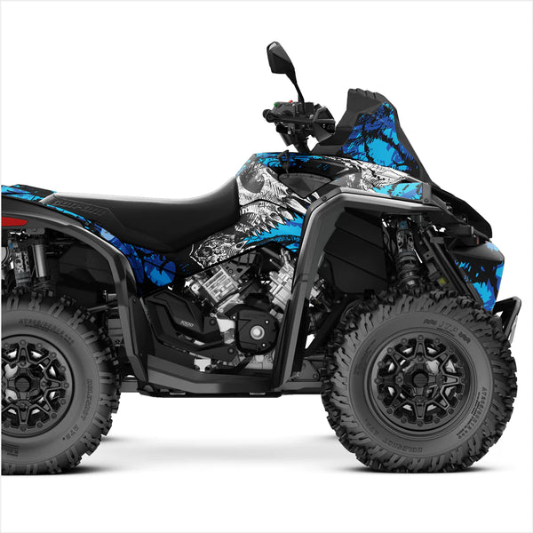 SYMBIOTE design stickers for Can-Am Renegade XMR