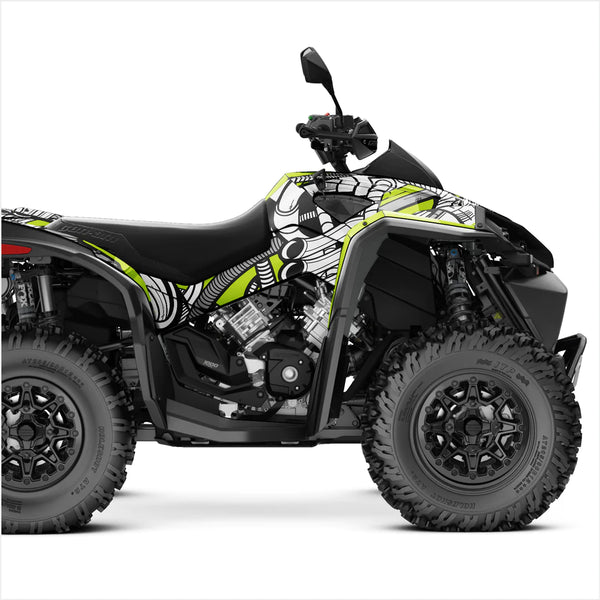 Autocollants design PETROL HEAD pour Can-Am Renegade XXC