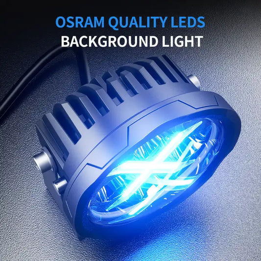 X Proiectare lumini rotunde