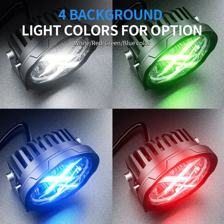 X Proiectare lumini rotunde