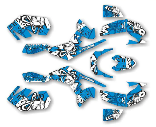 MAD MONKEY dizaino lipdukai, skirti Suzuki LTR 450