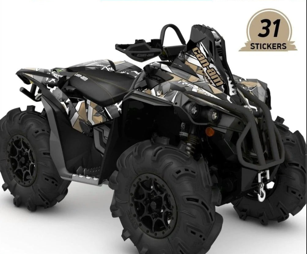 Eometryczne naklejki projektowe dla Can-Am Renegade x MR