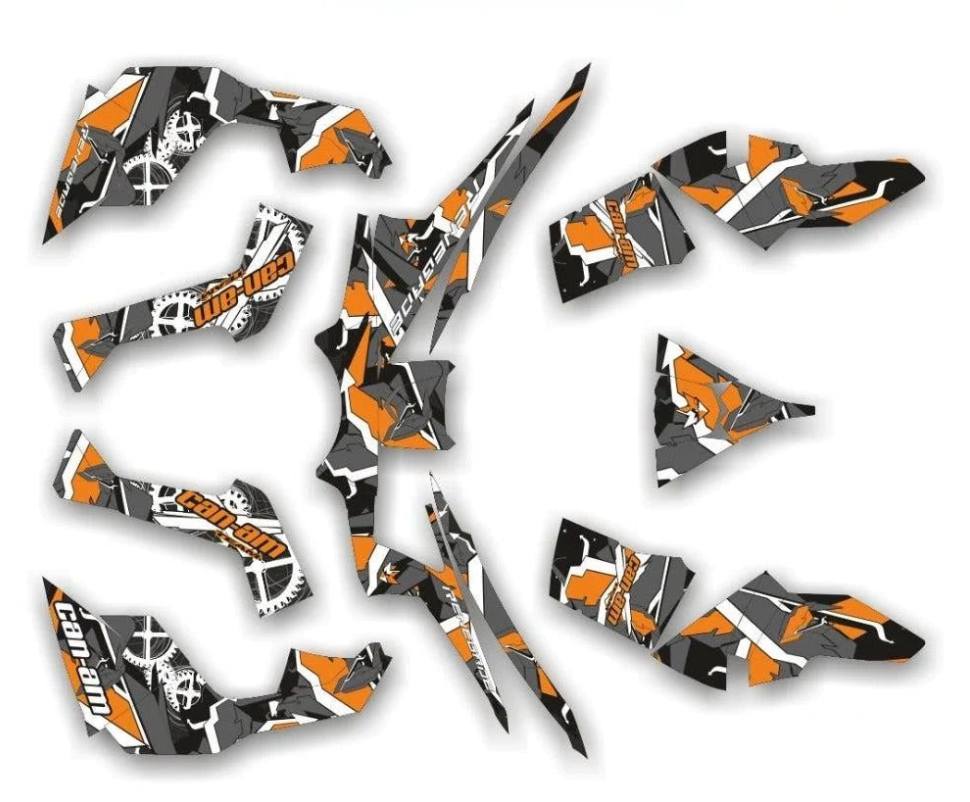 Геометрические наклейки на дизайн для кан-ам ренегат