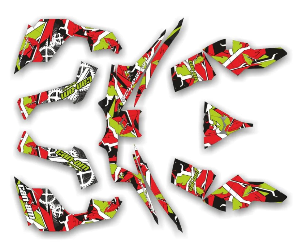 Геометрические наклейки на дизайн для кан-ам ренегат