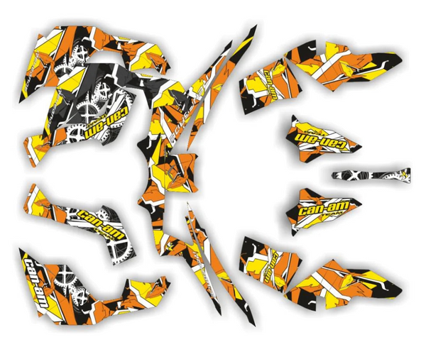 GEOMETRIC design stickers for Can-Am Renegade X MR