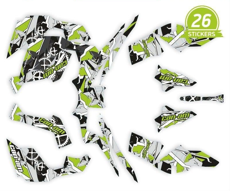 GEOMETRIC design stickers for Can-Am Renegade X MR