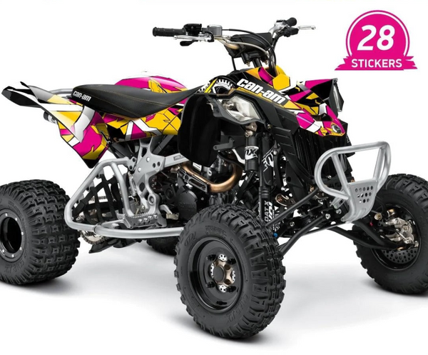 GEOMETRIC design stickers for Can-Am DS 450