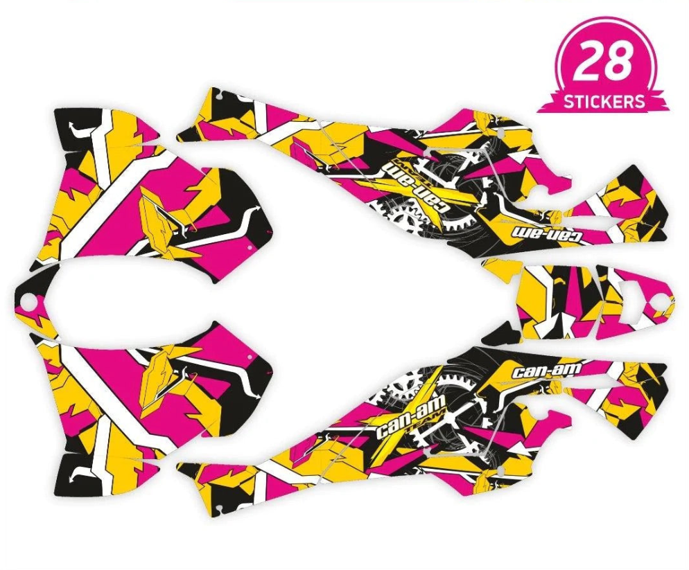 Adesivi di design geometrici per can-am ds 450