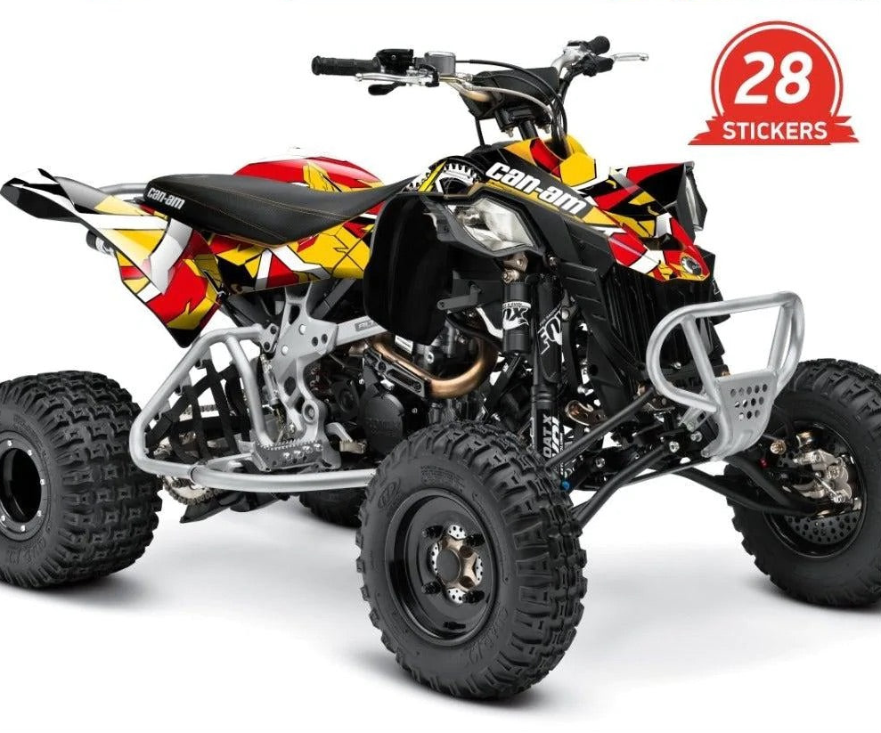 Γεωμετρικά αυτοκόλλητα σχεδιασμού για CAN-AM DS 450
