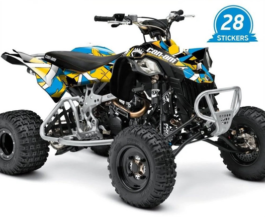 Геометрические наклейки на дизайн для Can-Am DS 450