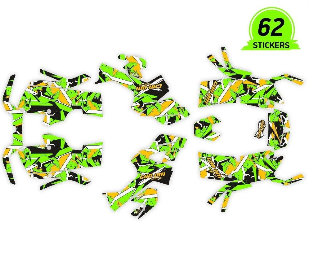 Геометрические дизайнерские наклейки для Can-Am Outlander G1