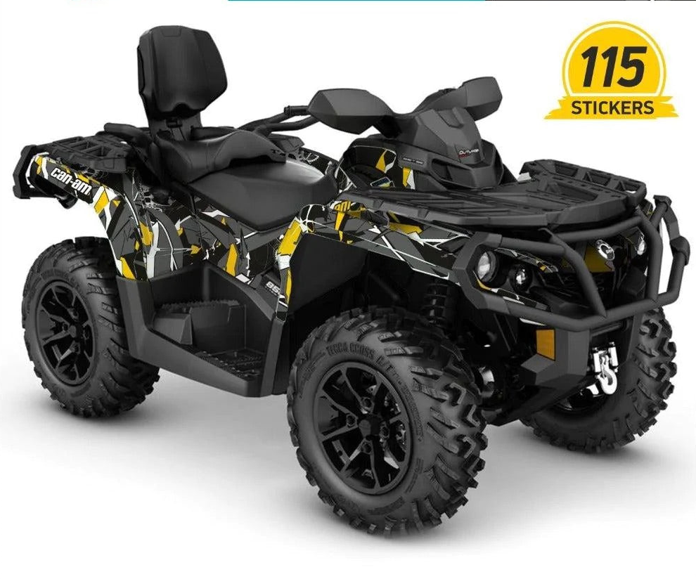 Geometryczne naklejki projektowe dla Can-Am Outlander G2