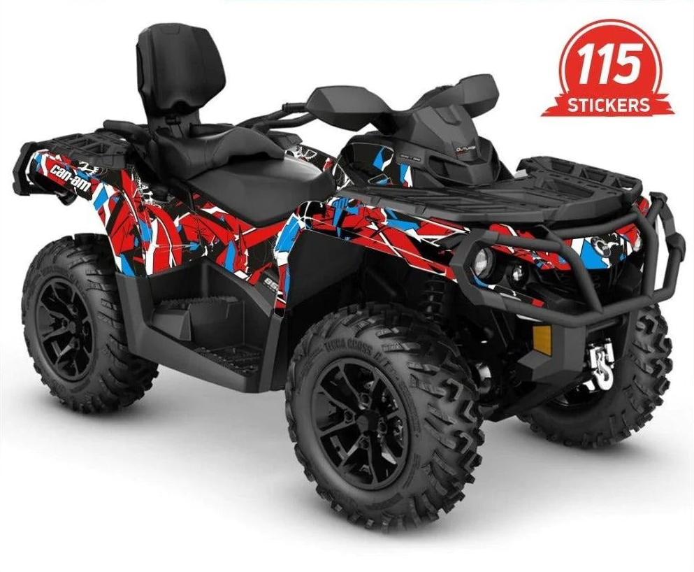 Adesivi di design geometrici per can-am outlander g2