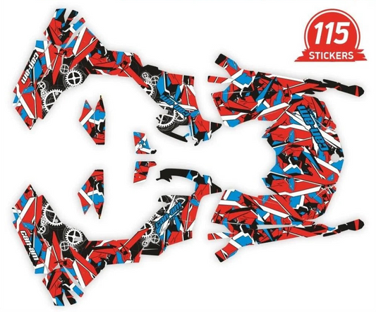 Геометрические наклейки на дизайн для Can-Am Outlander G2