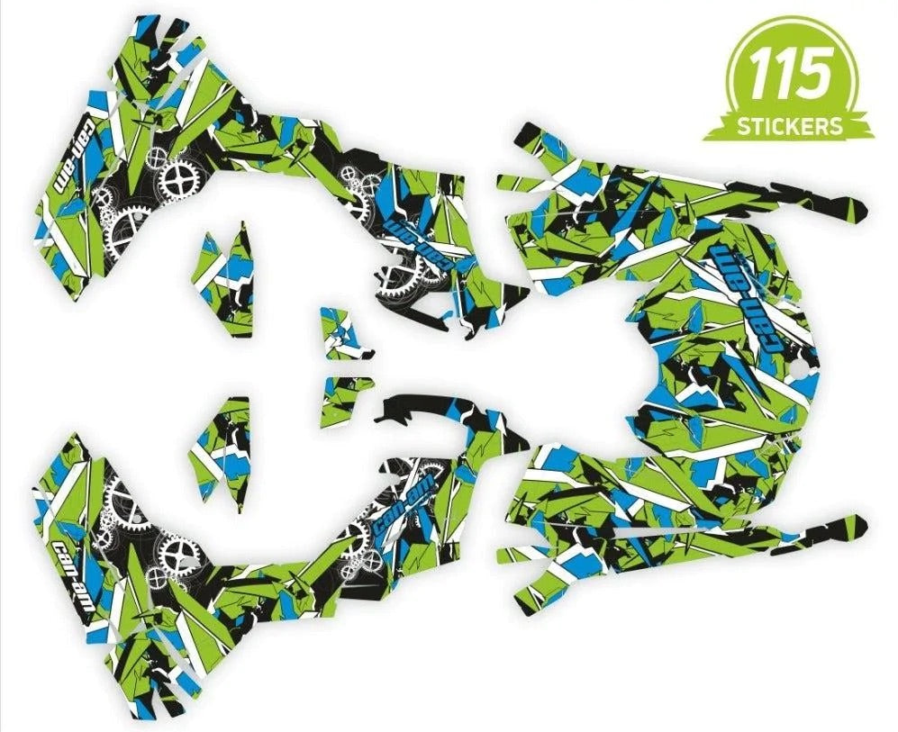 GEOMETRINIS dizaino lipdukai, skirti Can-Am Outlander G2