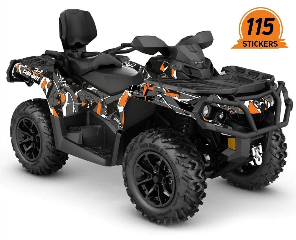 Adesivi di design geometrici per can-am outlander g2
