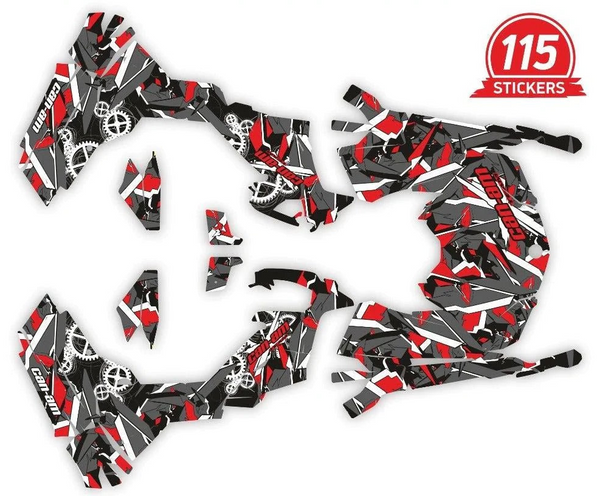GEOMETRIC design stickers for Can-Am Outlander G2