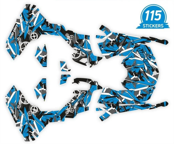 GEOMETRIC design stickers for Can-Am Outlander X MR