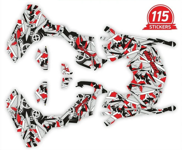 GEOMETRIC design stickers for Can-Am Outlander X MR