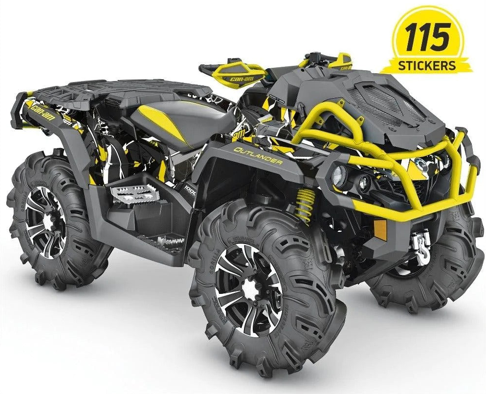 Autocolante de design geometric pentru Can-Am Outlander x MR