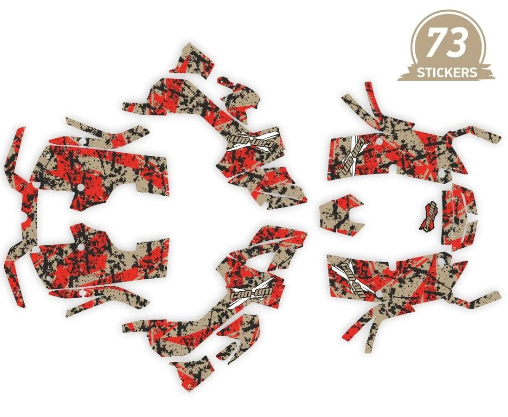 Ψηφιακά αυτοκόλλητα σχεδιασμού σημείων για Can-Am Outlander G1
