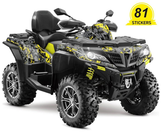 Adesivos de design de spot digital para cfmoto cforce