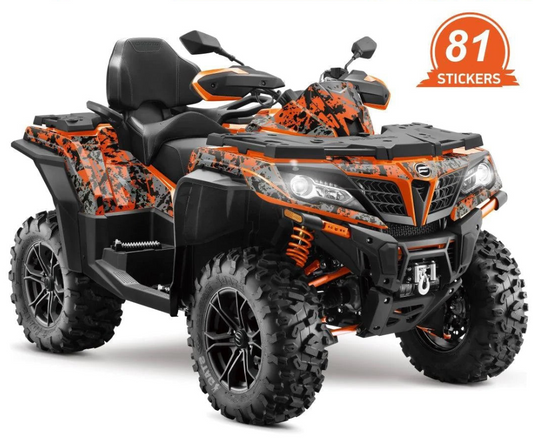 Adesivos de design de spot digital para cfmoto cforce