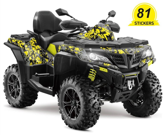 Adesivos de design de spot digital para cfmoto cforce