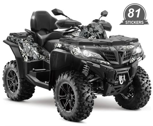 Adesivos de design de spot digital para cfmoto cforce