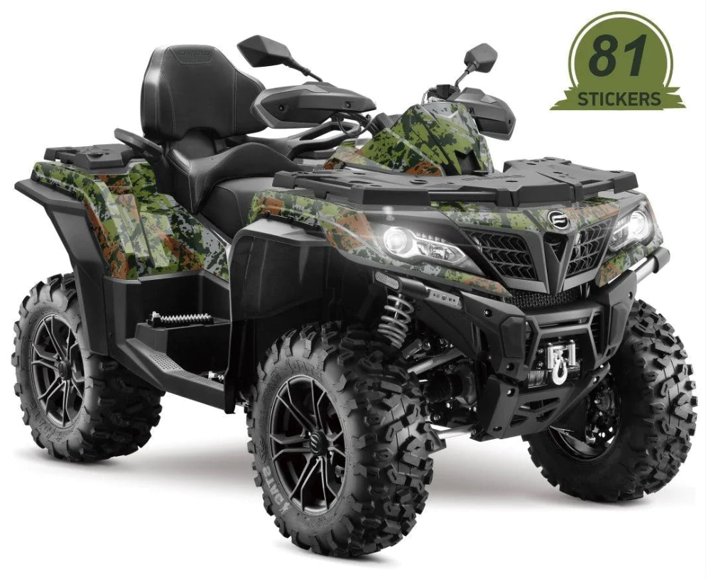 Pegatinas de diseño de manchas digitales para cfmoto cforce