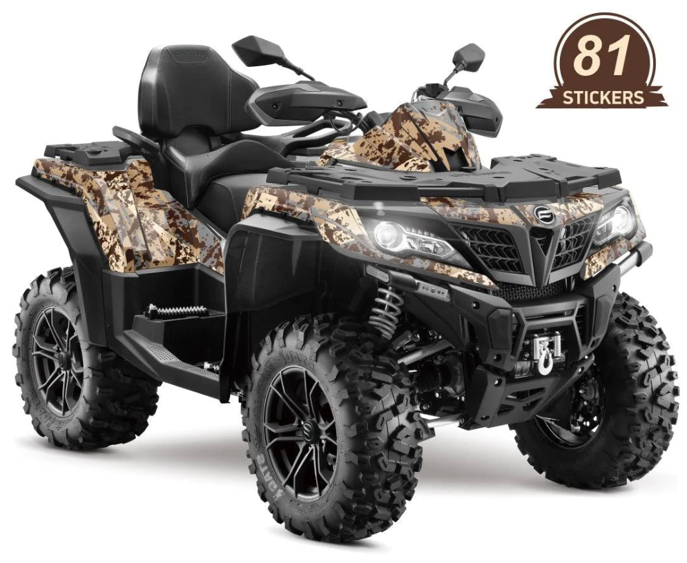 Adesivos de design de spot digital para cfmoto cforce